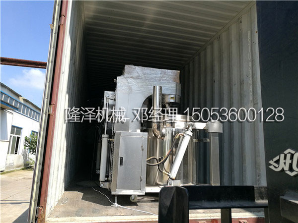 越南客戶定做的爆米花機裝滿了整個集裝箱