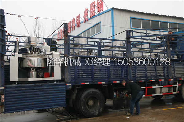 五台辣椒(jiāo)醬炒鍋自動炒料機發貨重慶