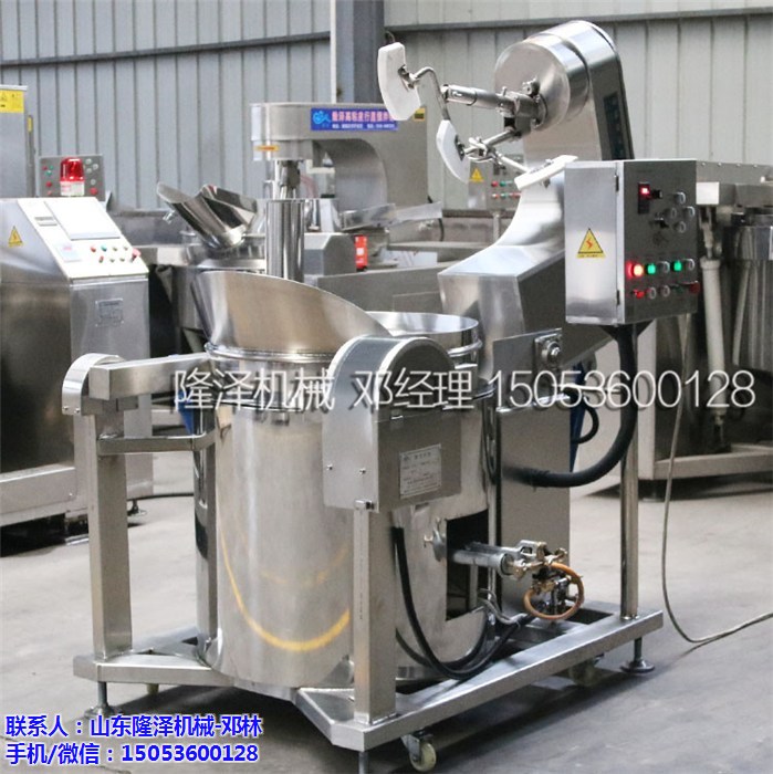 雜醬炒鍋_肉臊子炸（zhà）醬攪拌機多少錢一台