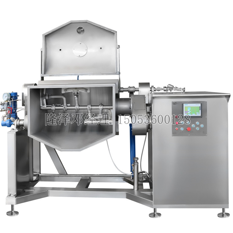 豆沙橫軸攪拌機（jī）器特點 蒸汽大型臥式餡料炒（chǎo）鍋