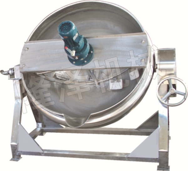 全不鏽鋼可(kě)傾式夾層鍋