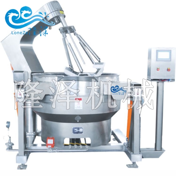 全自動側出料四爪攪拌翻(fān)炒鍋