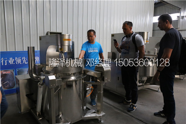 歡迎烏茲別克斯坦客戶來廠考察麻豆免费视频爆米花生產線