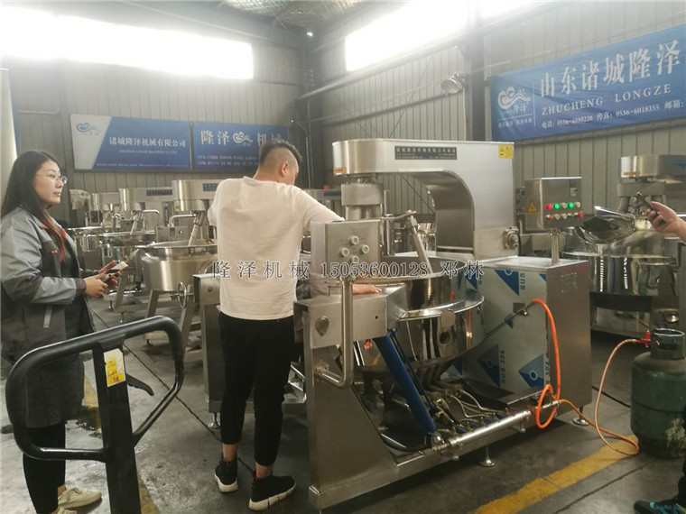 歡迎浙江杭州客戶到我（wǒ）麻豆免费视频考察炒菜機