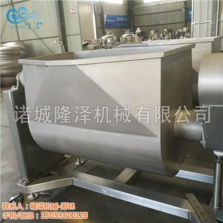 自動高強度裙帶菜橫軸拌（bàn）料機