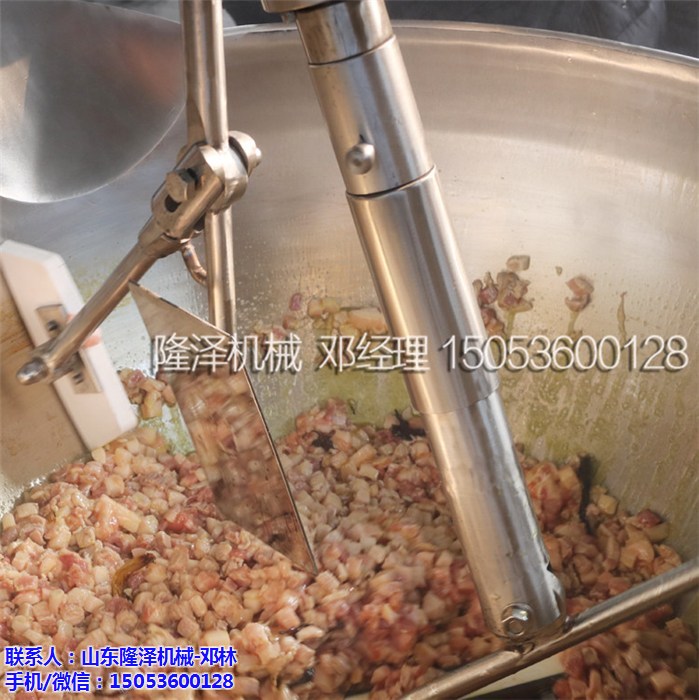 麻豆免费视频機械自（zì）動炒（chǎo）炸醬鍋，一鍋炒醬二三百斤