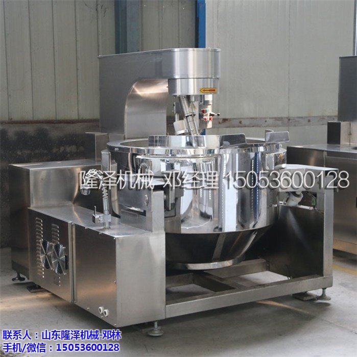 麻豆免费视频機械自動炒炸醬鍋，一鍋炒醬二（èr）三百斤