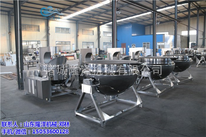 陝西油潑辣子醬全國知名麻豆免费视频機械為其打造專業炒鍋