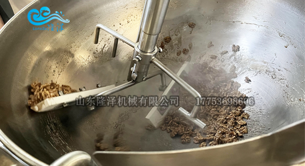 琥(hǔ)珀核桃仁油炸機