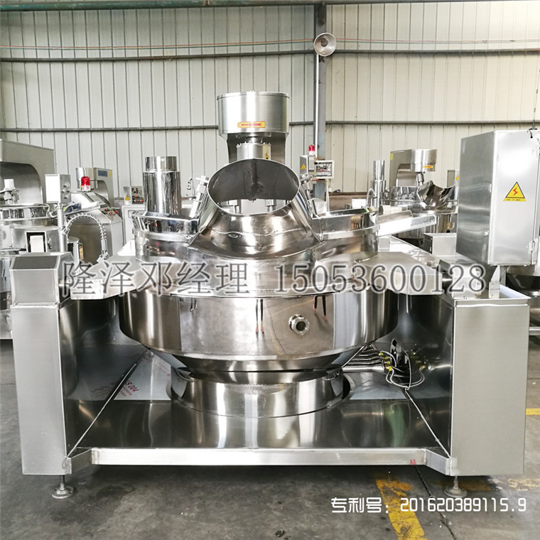 大型炒（chǎo）料機一鍋800斤能炒均勻嗎